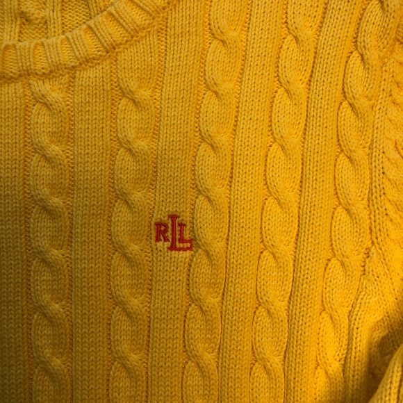 Ralph Lauren Yellow Sweater - Picture 2 of 3